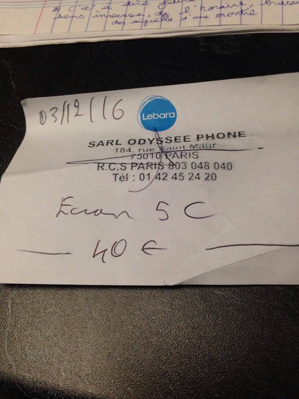 Photo n° 5 de l'avis de Anthony. fait le 04/12/2016 à 18:50