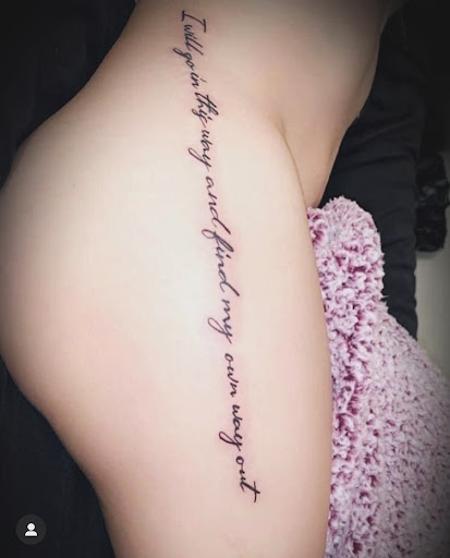 Explore stitch and angel tattoo ideas, creative tattoo ideas in San Diego, available at High Class Tattoo SD