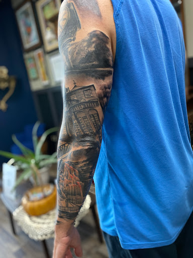 Explore small arrow tattoo ideas, creative tattoo ideas in Fogelsville, available at Gilded Heron Tattoo