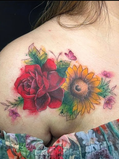 Explore frenchie tattoo ideas, creative tattoo ideas in Goose Creek, available at Red Kirin Tattoo