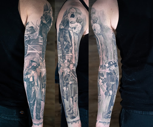 Explore system of a down tattoo ideas, creative tattoo ideas in Deerfield Beach, available at Black Rose Tattoo Studio