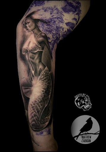 Explore harmonica tattoo ideas, creative tattoo ideas in Nashville, available at RedBird Tattoo