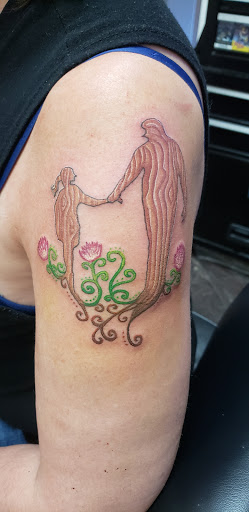 Explore wyoming tattoo ideas, creative tattoo ideas in Lagrangeville, available at Black Cherry Tattoo Studio NY