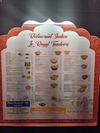 Restaurant indien Le Royal Tandooori à Boulogne-Billancourt (la carte)