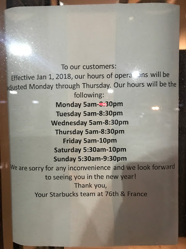 Coffee Shop «Starbucks», reviews and photos, 7503 France Ave S, Edina, MN 55435, USA