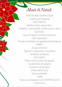 Menu / carte de Trattoria Hotel Tappa Fissa à Galta