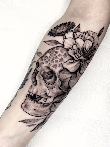 Explore snowmobile tattoo ideas, creative tattoo ideas in Savannah, available at tattoos by delan