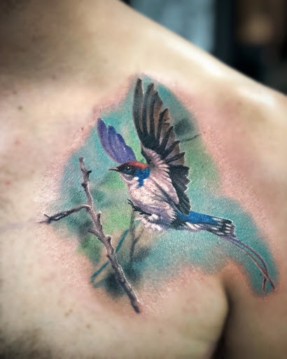 Explore bonnie and clyde tattoo ideas, creative tattoo ideas in Miami, available at INKAHOLIK TATTOOS