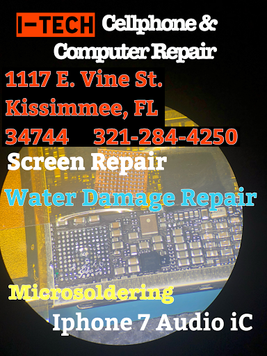 Electronics Repair Shop «iTech Cellphone & Computer Repair», reviews and photos, 1117 E Vine St, Kissimmee, FL 34744, USA