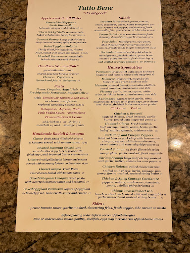 Italian Restaurant «Tutto Bene», reviews and photos, 1050 Pearl St, Brockton, MA 02301, USA