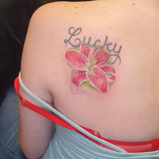 Explore love and war tattoo ideas, creative tattoo ideas in Warner Robins, available at Untold Pain Tattoo Studio