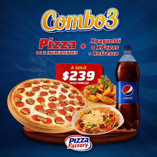 Restaurante Pizza Xtreme Factory (Río Piaxtla) en Mazatlán