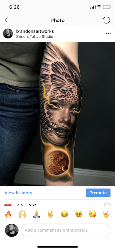 Explore fine line name tattoo ideas, creative tattoo ideas in Dallas, available at Sinners Tattoo Studio and Supply