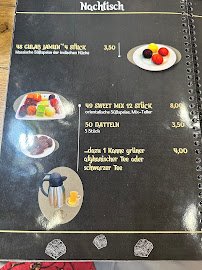 Ariana Restaurant à Frankfurt menu
