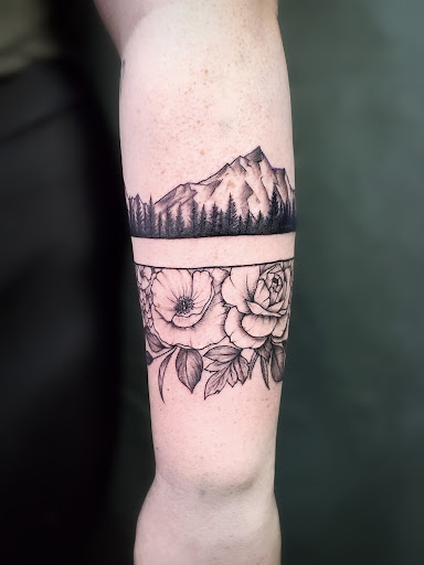 Explore god of war tattoo ideas, creative tattoo ideas in Morrisville, available at All The Things Tattoo Studio