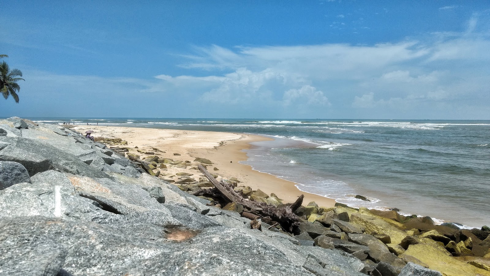 Fotografija Delta Point z svetel pesek površino