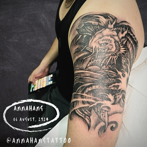 Explore korean tattoo ideas for guys, creative tattoo ideas in Garden Grove, available at Anna Hang Tattoo