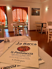 Carte du Ristorante Pizzeria La Barca à Castelnuovo Berardenga
