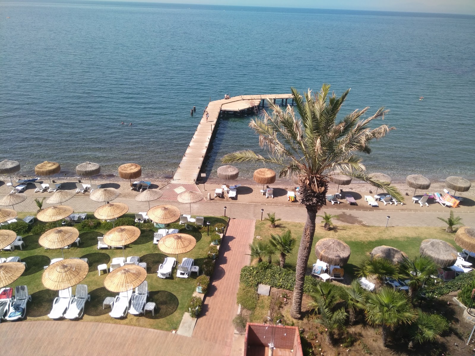 Fotografija Guzelcamli beach II z turkizna čista voda površino