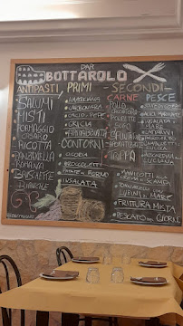 Menu du Dar Bottarolo - Villa Adriana à Tivoli
