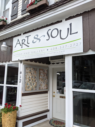 Tattoo Shop «Art & Soul Tattoo And Gallery», reviews and photos, 412 2nd St, New Glarus, WI 53574, USA