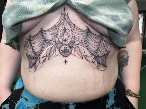Explore stoicism tattoo ideas, creative tattoo ideas in Kalama, available at Scarlets Web Tattoos