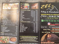 ZEL 2 Kebab&Pizzahaus à Karlsruhe carte
