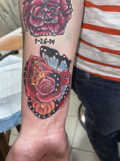 Explore pacman tattoo ideas, creative tattoo ideas in Lebanon, available at Infinity Ink Tattoo and Body Piercings