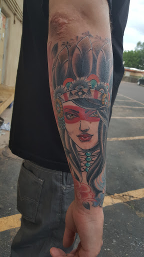 Explore c.r.p.s tattoo ideas for a daughter to honor her father, creative tattoo ideas in Santa Fe, available at Talisman Body Art