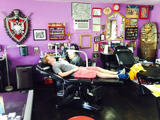 Explore tattoo ideas on the shoulder, creative tattoo ideas in Los Angeles, available at Tattoo Love & Body Piercing Co.