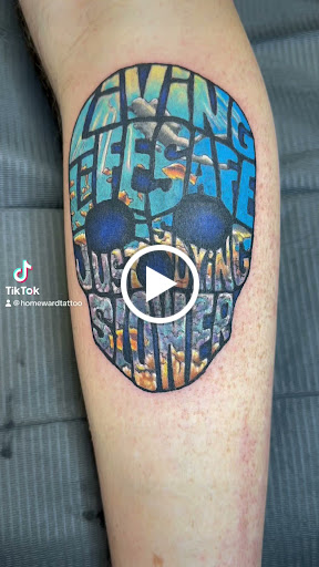 Explore wine tattoo ideas, creative tattoo ideas in Rehoboth Beach, available at Homeward Tattoo and Body Piercing