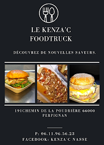 Menu / carte de Kenza'c hot-dogs à Perpignan