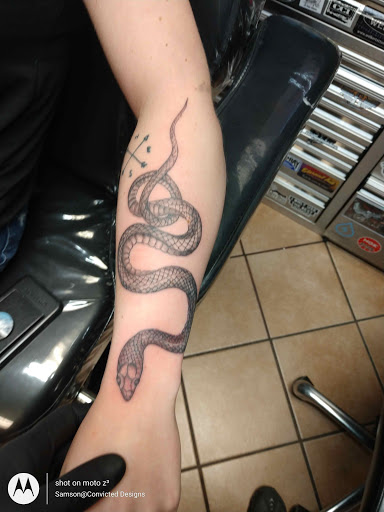 Explore tattoo name placement ideas, creative tattoo ideas in Rapid City, available at Convicted Designs Tattoo & Piercing