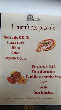 Carte du Ristorante Archeopark à Darfo Boario Terme