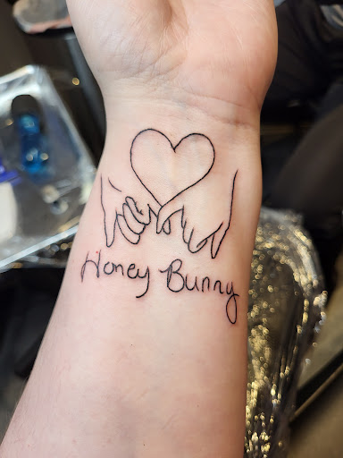 Explore black cat tattoo ideas, creative tattoo ideas in Oklahoma City, available at SB Body Arts