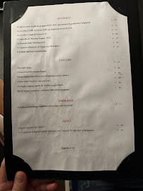 Nero 9 à Milan menu
