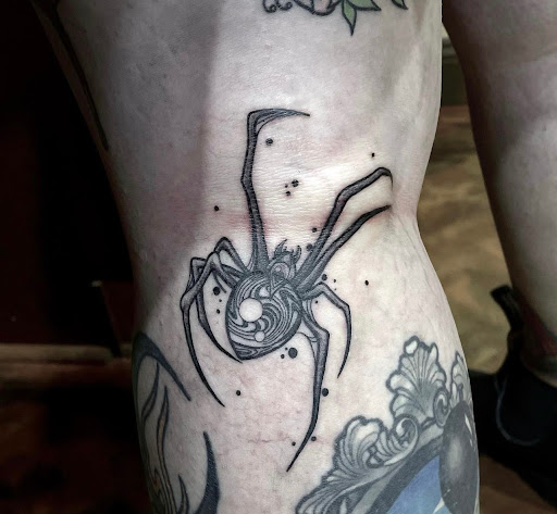 Explore occult tattoo ideas, creative tattoo ideas in Marietta, available at The Queen Bee Tattoo and Piercing Parlour