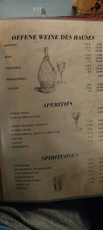 El Lazo à Düsseldorf menu