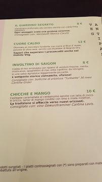 Ristorante L' Angelo Cucina Fusion à Settimo Vittone menu