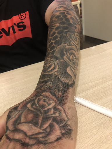 Explore african warrior tattoo ideas, creative tattoo ideas in Garden City, available at Talon Tattoo Co