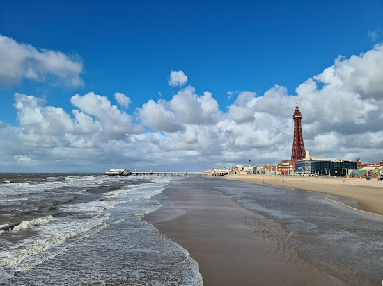 Plage de Blackpool