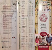 Carte du Bim Bim - Vietnam-Thai-Bistro à Weimar