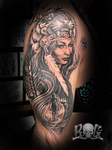 Explore cartoon tattoo ideas for men, creative tattoo ideas in Ormond Beach, available at Tropical Tattoo Inc