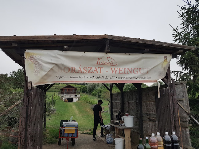 Karádi Családi Borház útmenti árusítóhelye - Sopron