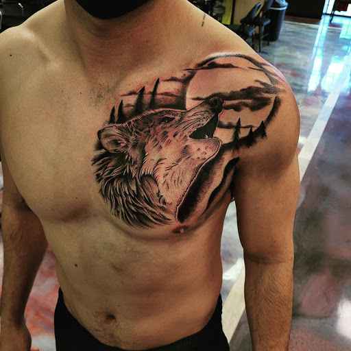 Find between breast tattoo ideas for your next unique tattoo in Tucson at Jesses Tattoos & Tattoo Supplies