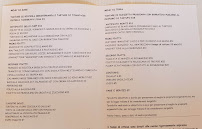 Menu du Bottega Regionale à Pomezia