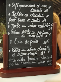 Restaurant la Fontaine à Mantry menu