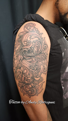 Explore skull tattoo sleeve ideas, creative tattoo ideas in San Tan Valley, available at Frontier Tattoo Company