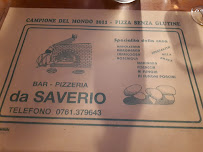 Osteria Sammartinese da Saverio à San Martino al Cimino menu