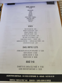 Menu du Ristorante Bar Cicchetteria Kunsthaus à Merano